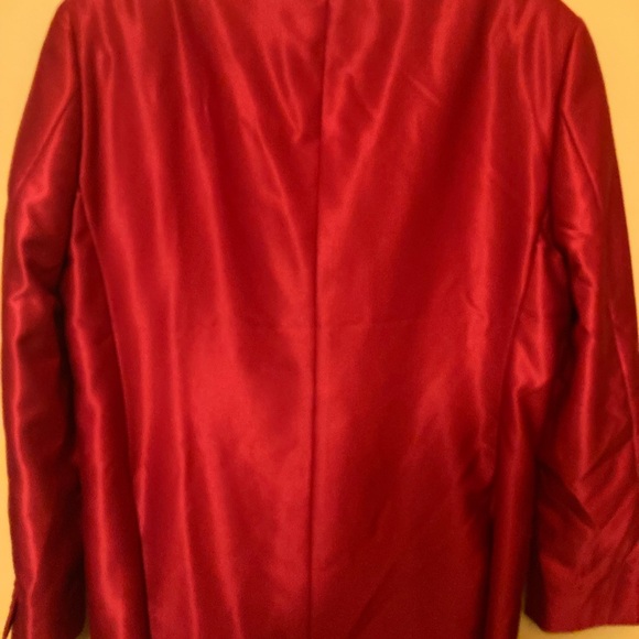 Ferrecci two piece, pants, jacket suit, Italian red - Picture 4 of 16